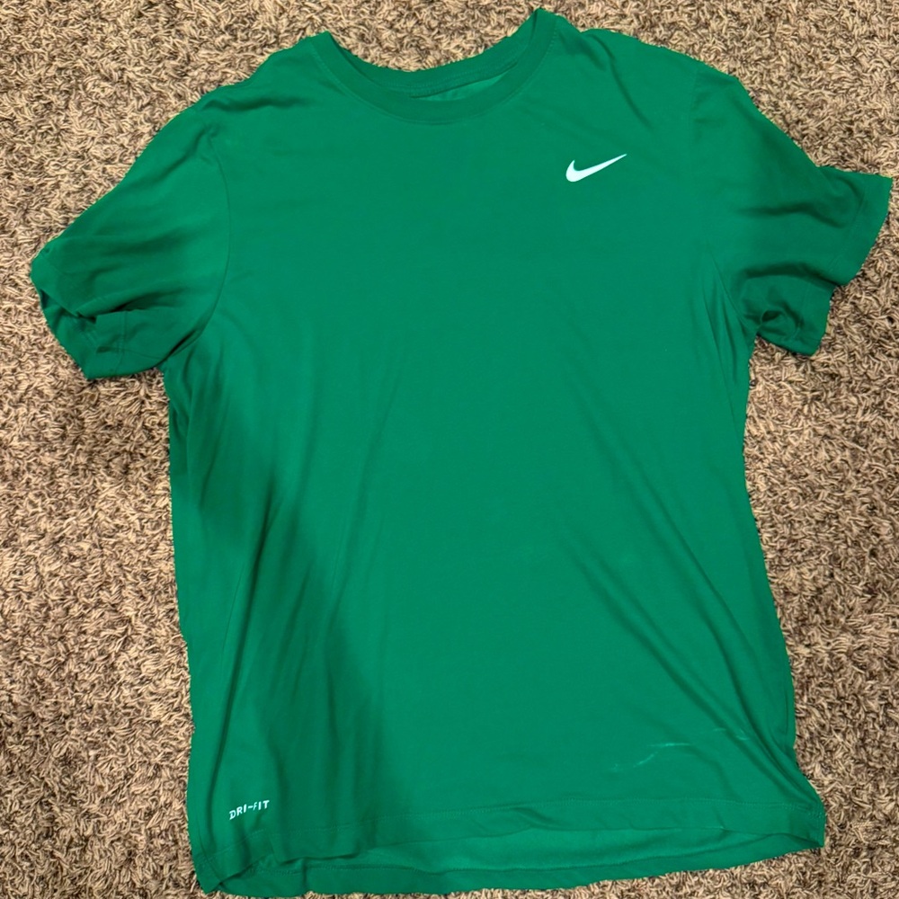 Mens Short Sleeve green Nike Dri-fit Tee